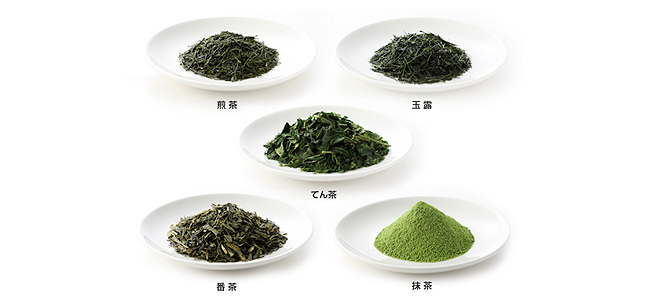 Grüner Tee Sorten Japan
