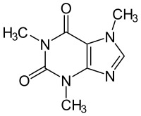 Chemische Formel für Koffein